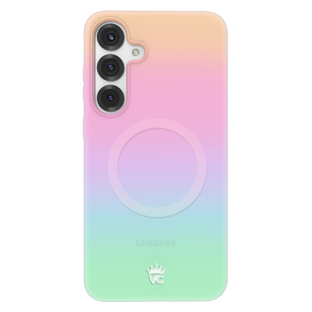 Samsung Galaxy Phone Case with White Opal Design - Slim Protective Cover for Everyday Use, Work, and Travel