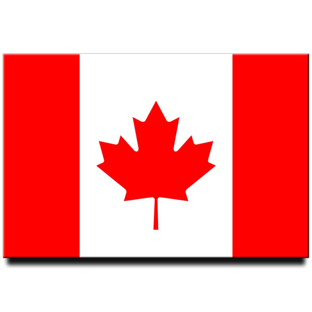 Canada Flag Fridge Magnet - Ottawa & Toronto Travel Souvenir Gift - Perfect for Refrigerator Decor, Office Display & Canadian Pride Collection