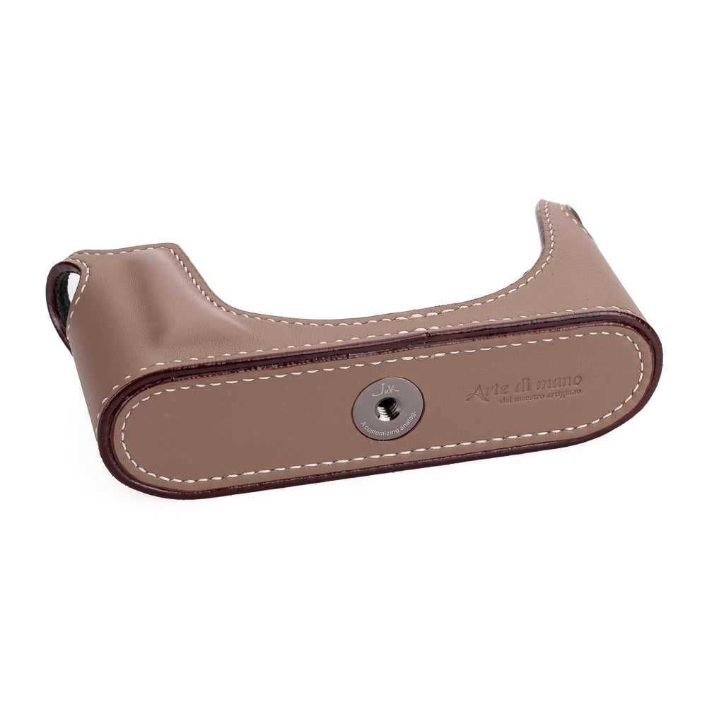 Arte di Mano Premium Leather Half Case for Leica M6, M-A & MP Cameras - Swift Etoupe - Perfect for Photography Enthusiasts & Professional Shooters