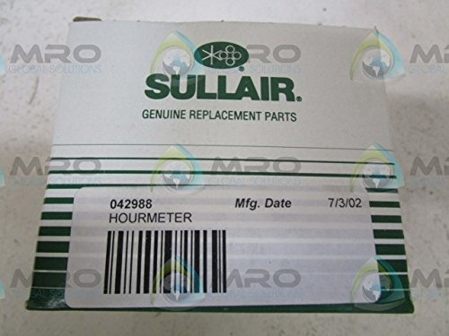 Sullair Air Compressor Hourmeter 42988 - Durable & Accurate Hour Counter for Industrial Equipment - Perfect for Maintenance Tracking & Performance Monitoring