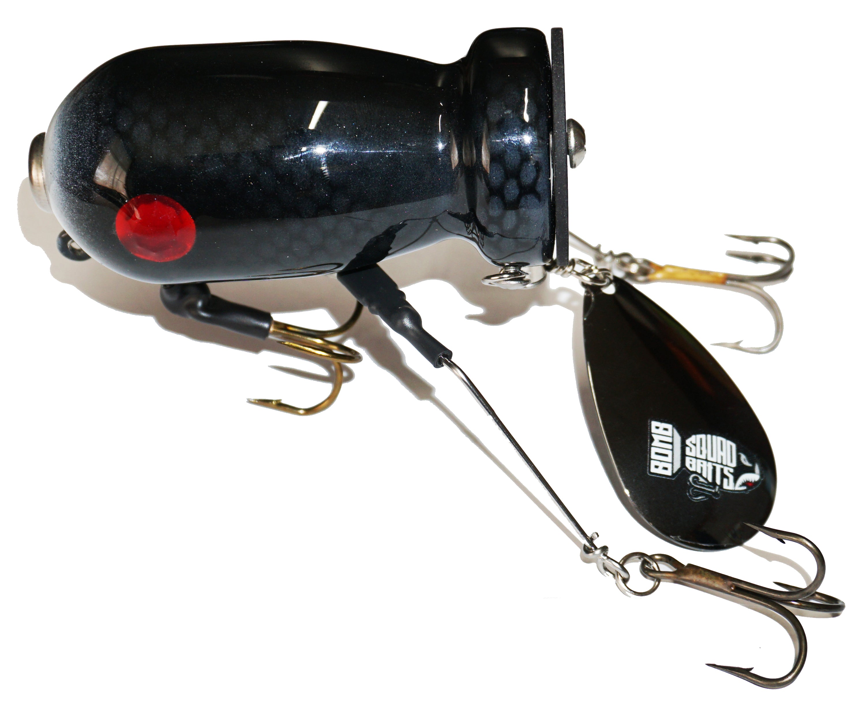 Bomb Squad Baits C4 Flaptail Swimbait - Premium Bass Fishing Lure for Freshwater & Saltwater - Ideal for Topwater Strikes and Weedless Fishing
