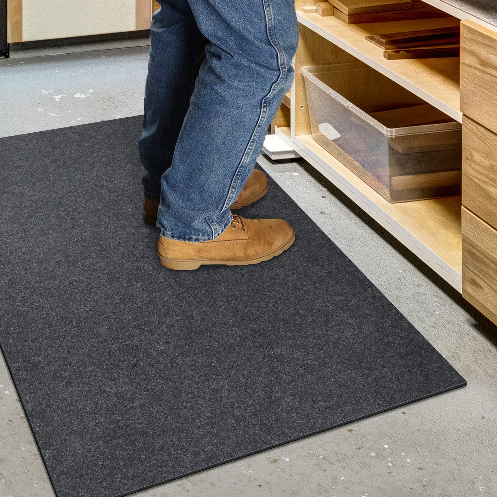 Premium Oil Spill Mat 29x36 Inches - Heavy Duty Absorbent Oil Pad for Garage Floor Protection | Leak Proof, Washable & Reusable Parking Mat | Ideal for Car Maintenance, Workshop & Industrial Use