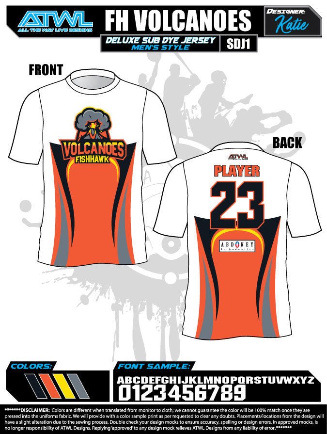 Fishhawk Fall League Men's Sublimated Basketball Jerseys - Breathable & Lightweight for Game Day & Team Sports