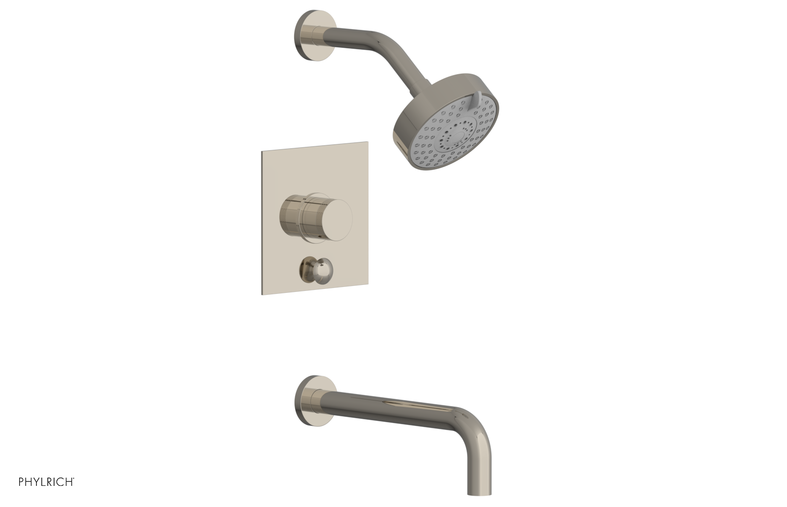 BASIC II 10 Pressure Balance Tub and Shower Set 230S 26 10 - Water Temperature Control Valve for Bathroom & Shower Installation - Perfect for Home, Hotel, and Apartment Renovations