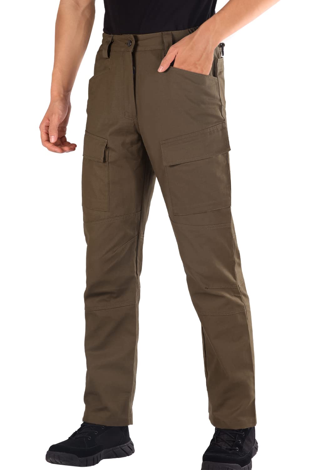 FREEKITE Men's Tactical Waterproof Pants - Ripstop Cargo Pants for Outdoor Hiking, Work & Camping - Relaxed Fit with Multiple Pockets - Durable & Water-Resistant for All-Weather Adventures