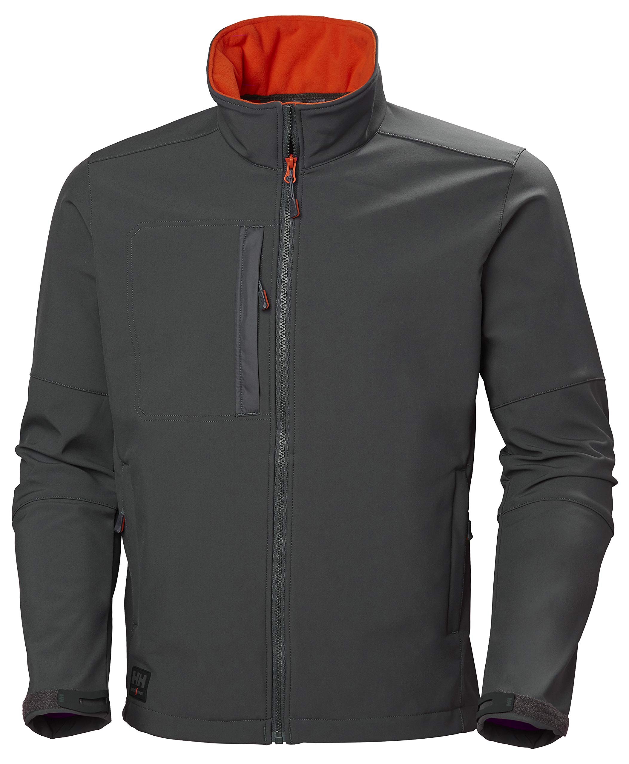 Helly-Hansen Kensington Men's Softshell Jacket - Waterproof, Windproof & Breathable with High Warm Collar & Lined Zip Pockets | Outdoor Hiking, Skiing & Winter Activities Jacket for Men