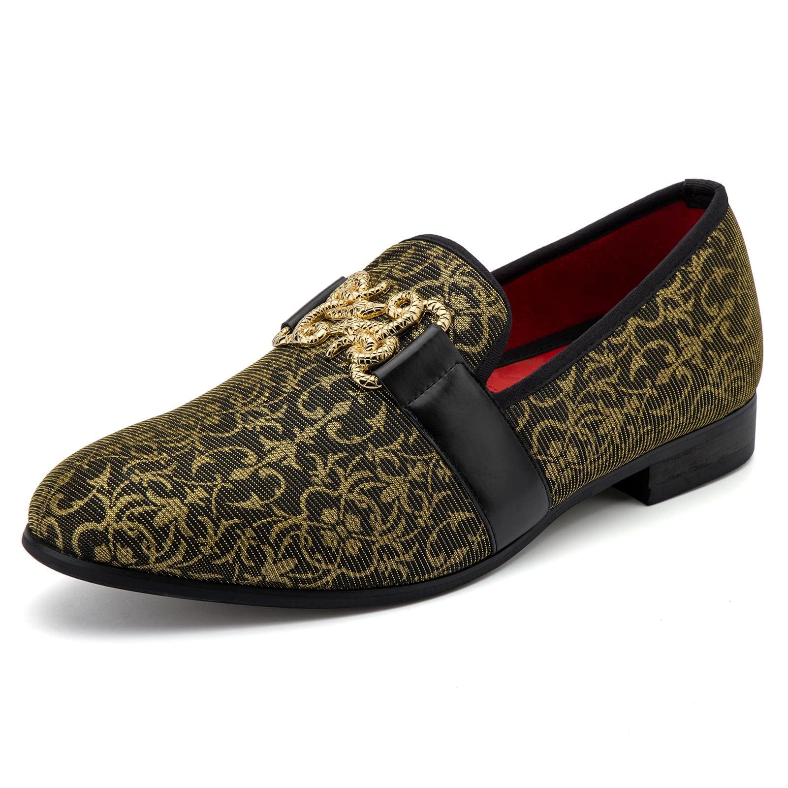 Meijiana Men's Classic Leather Loafers - Premium Comfort Dress Shoes for Wedding, Business & Formal Occasions | Slip-On Luxury Footwear for Office, Parties & Special Events