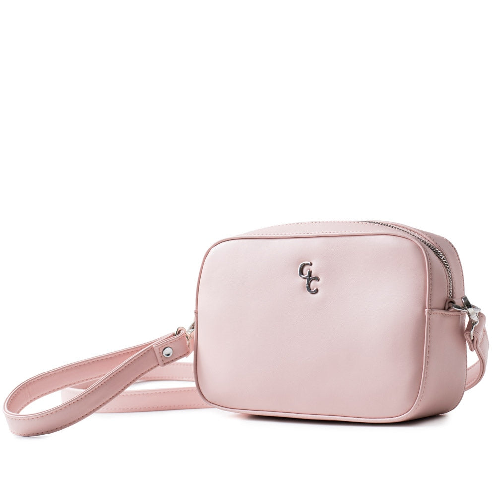 Galway Crystal Fashion Crossbody Bag for Women - Stylish Pink Leather Purse with Adjustable Strap, Perfect for Daily Use, Travel & Shopping