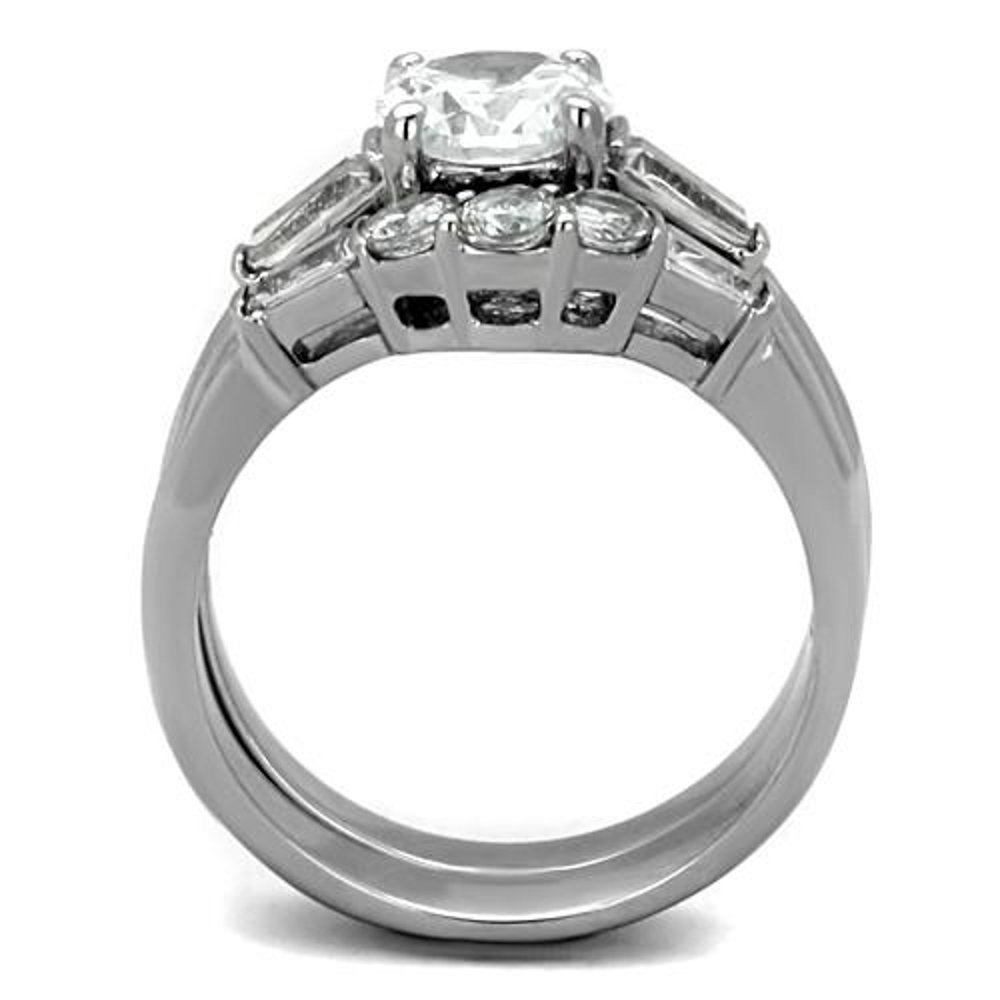 1.95ct AAA CZ Women's Wedding Ring Set - Size 5-10 - Perfect for Bridal & Anniversary Gifts