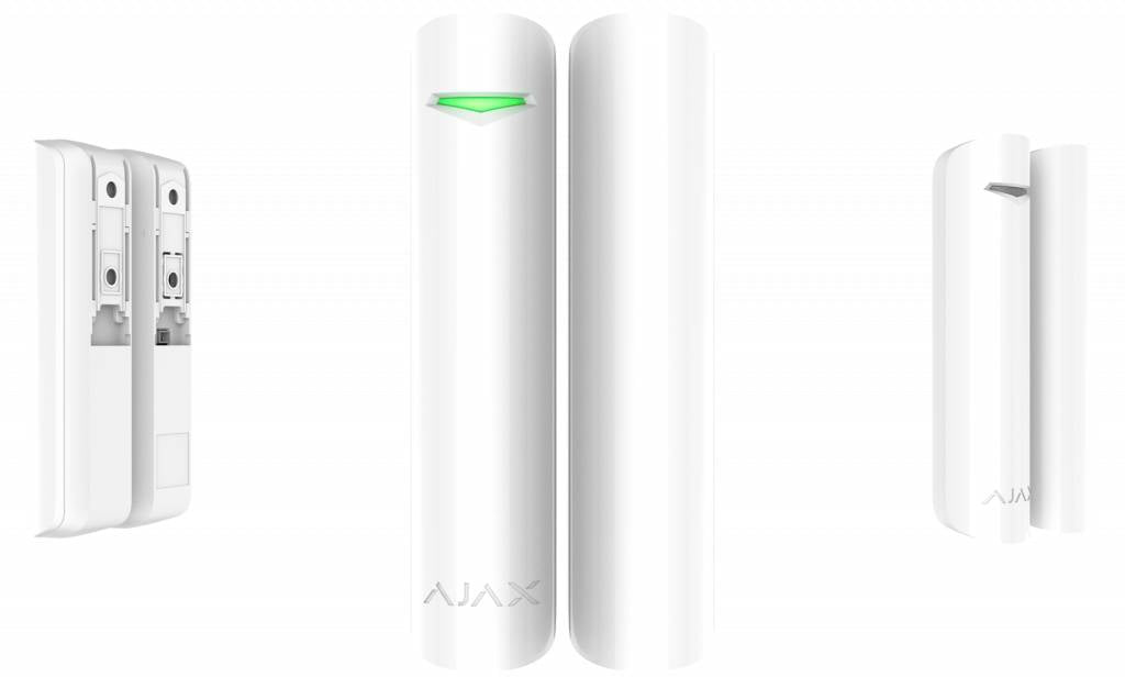 Wireless Alarm System Kit 2-Piece Set (White) - Home Security & Burglar Protection for House, Apartment, Office