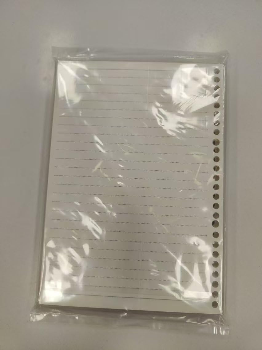6 Pack A7 6-Hole Plastic Binder Dividers - Waterproof Page Dividers for Personal Organizer, Planner, Notebook - Office, School, Home Organization Supplies