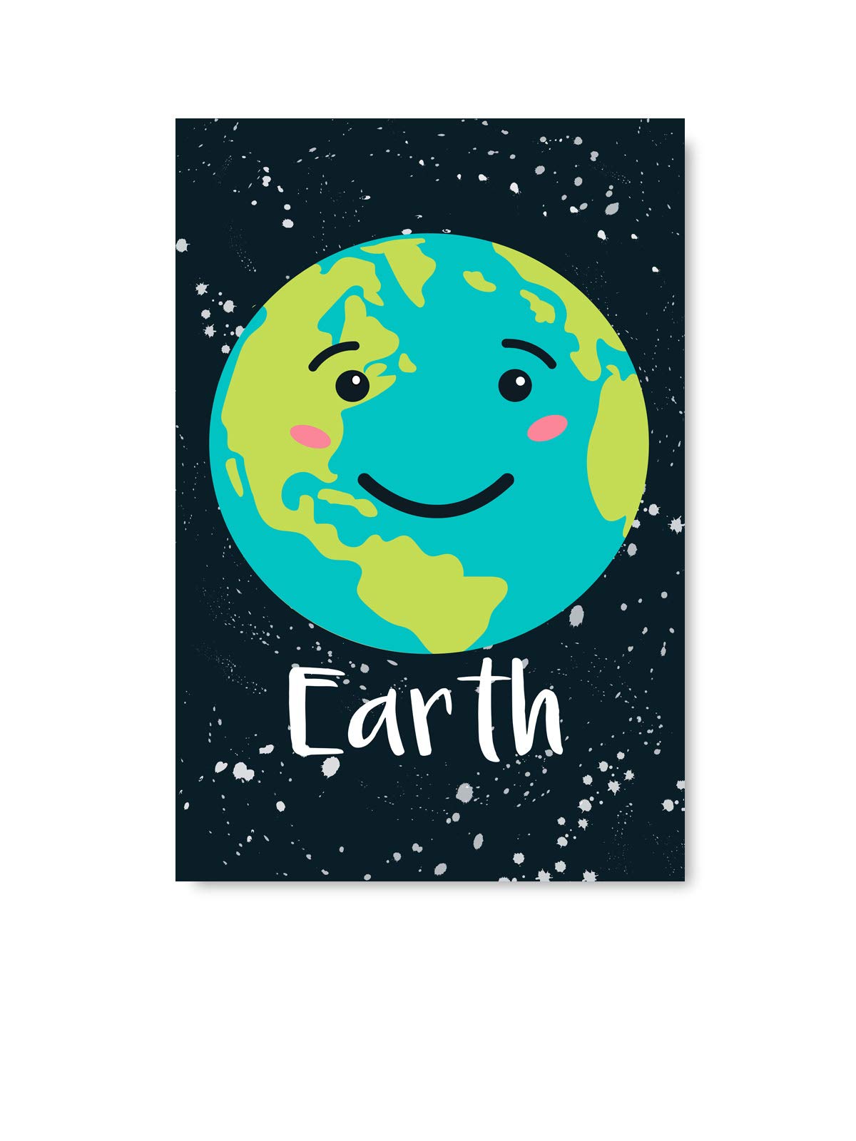 Funny Ugly Christmas Sweater Planets Poster - 15