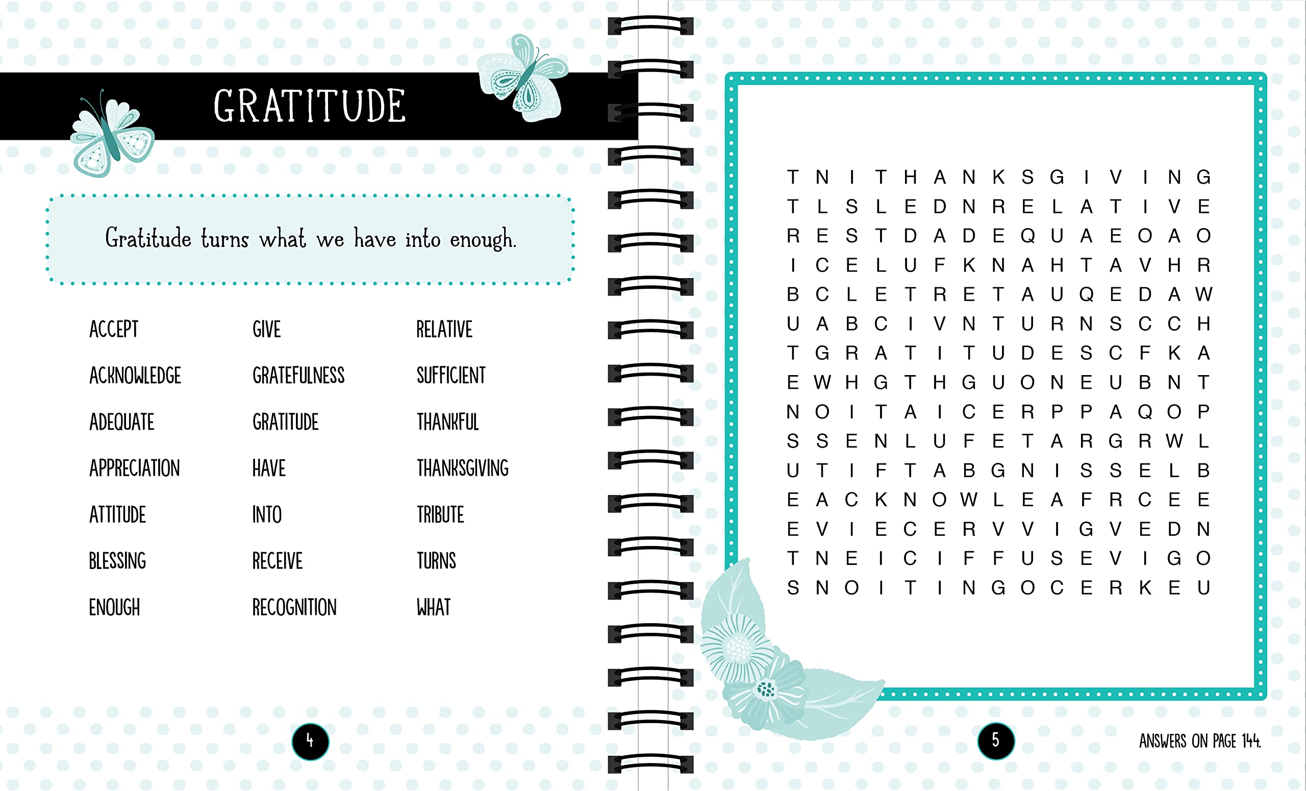 Brain Games - Inspirational Word Search Puzzles for Adults - Fun & Challenging Activity Book for Relaxation, Travel & Mental Stimulation