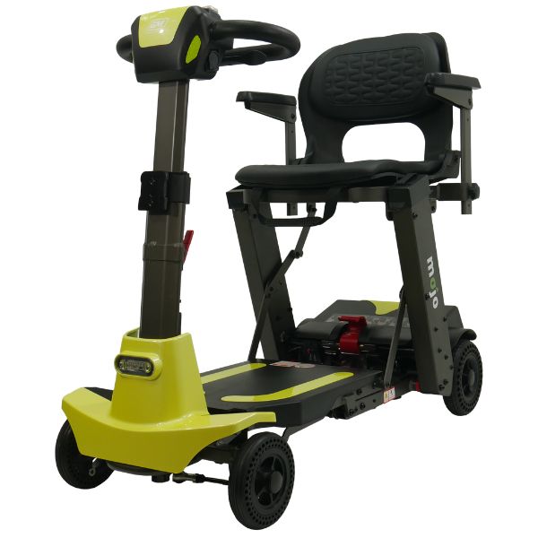 MOJO Automatic Folding Scooter - Lightweight & Portable Mobility Scooter for Adults & Seniors - Perfect for Travel, Shopping & Outdoor Adventures