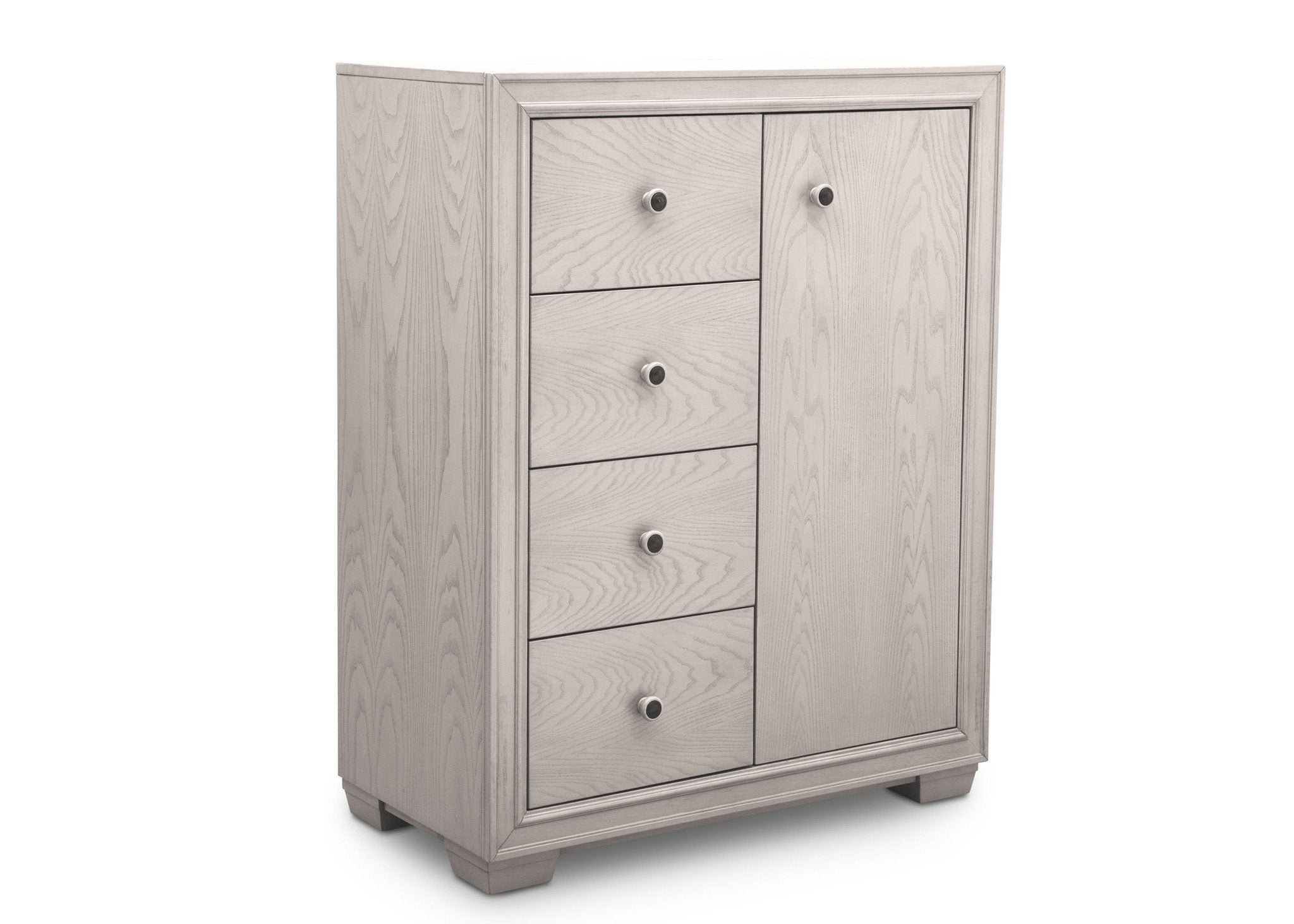 Ravello 4-Drawer Wooden Dresser Combo Chest - Stylish Storage for Bedroom, Living Room, or Office Organization