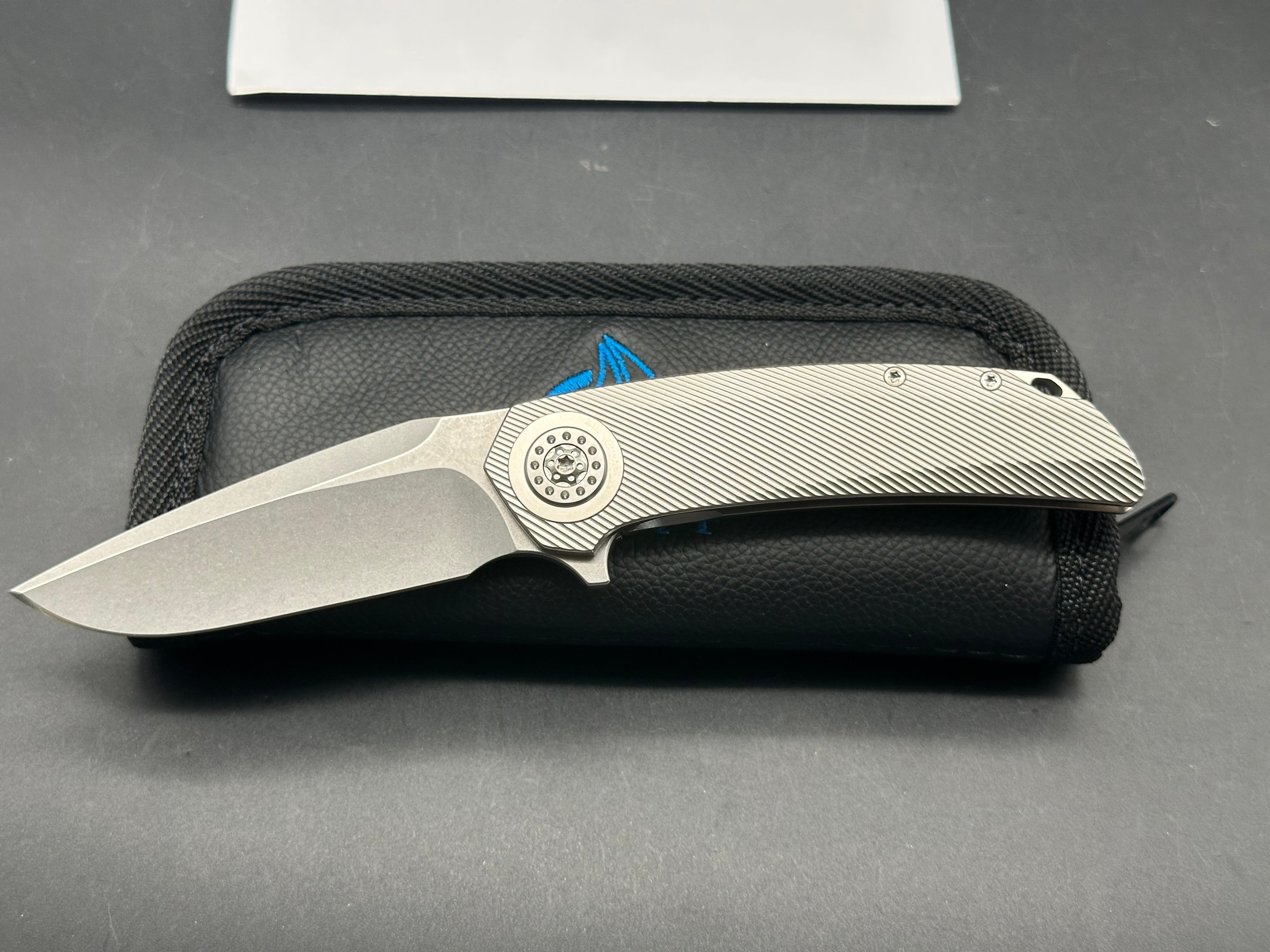 Skiff Made Blades Fugitive - Premium Non-Anodized Pocket Knife for EDC, Outdoor Adventures & Survival Gear
