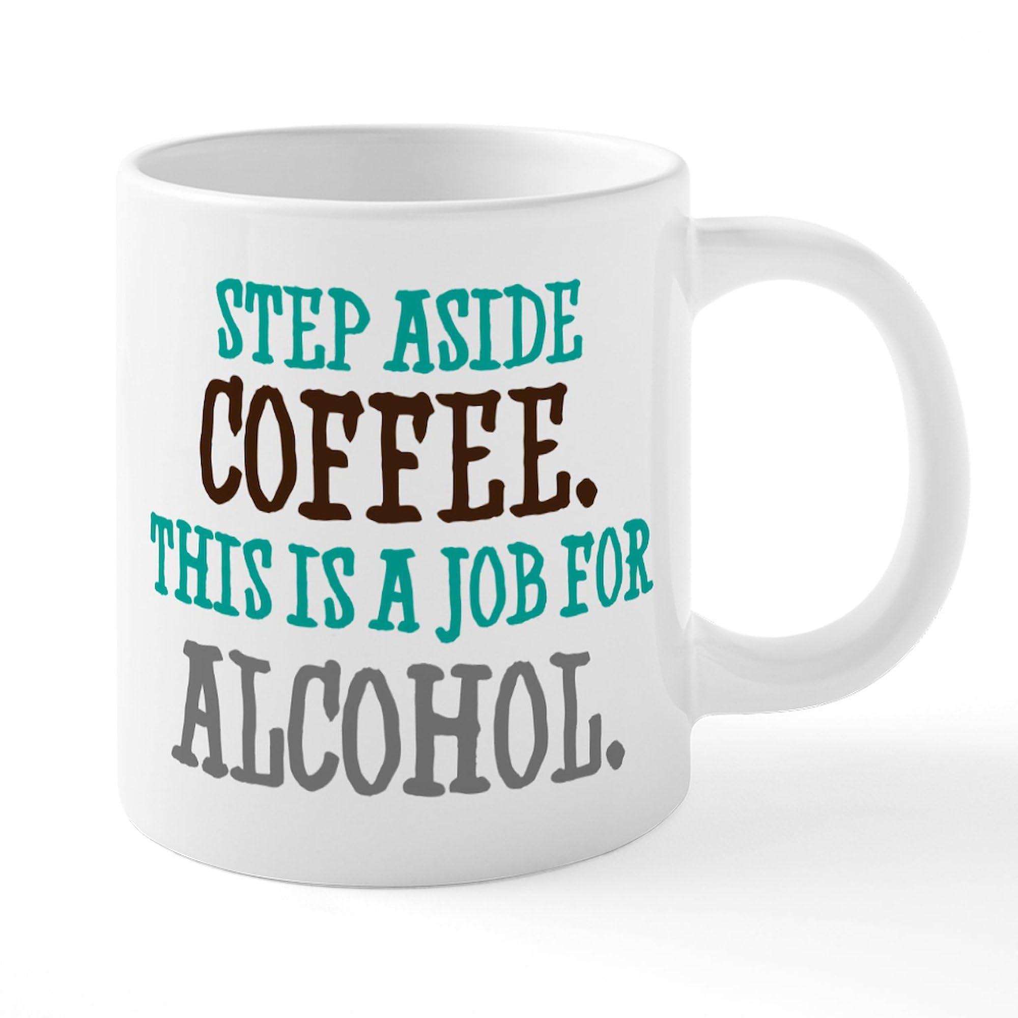 Step Aside Coffee 20oz Large Ceramic Coffee Mug - Insulated Oversized Tea Cup for Office, Home & Gifts - Funny Novelty Drinkware for Coffee Lovers