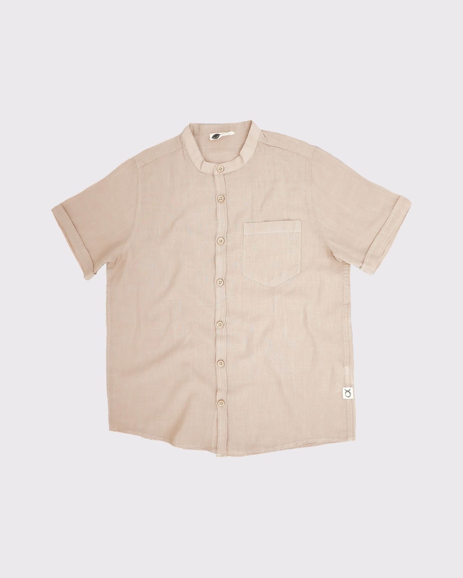 Stylish Mandarin Collar Linen Shirt for Men - Breathable & Comfortable Summer Casual Wear for Office, Travel, and Outdoor Events
