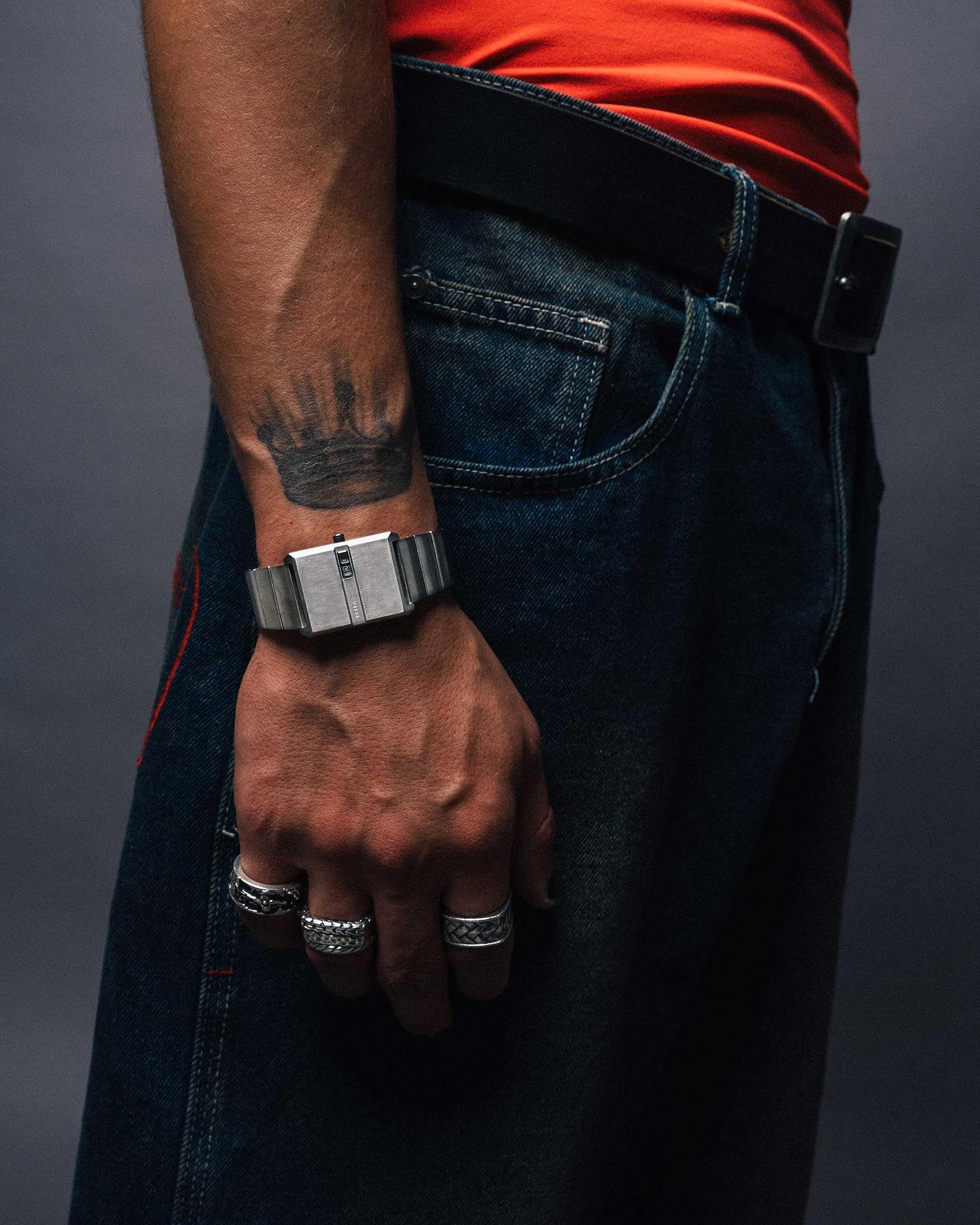 Breda 'Pulse' Stainless Steel Bracelet Watch for Men & Women - Waterproof Fashion Watch with Date Window - Perfect for Casual, Office & Everyday Wear