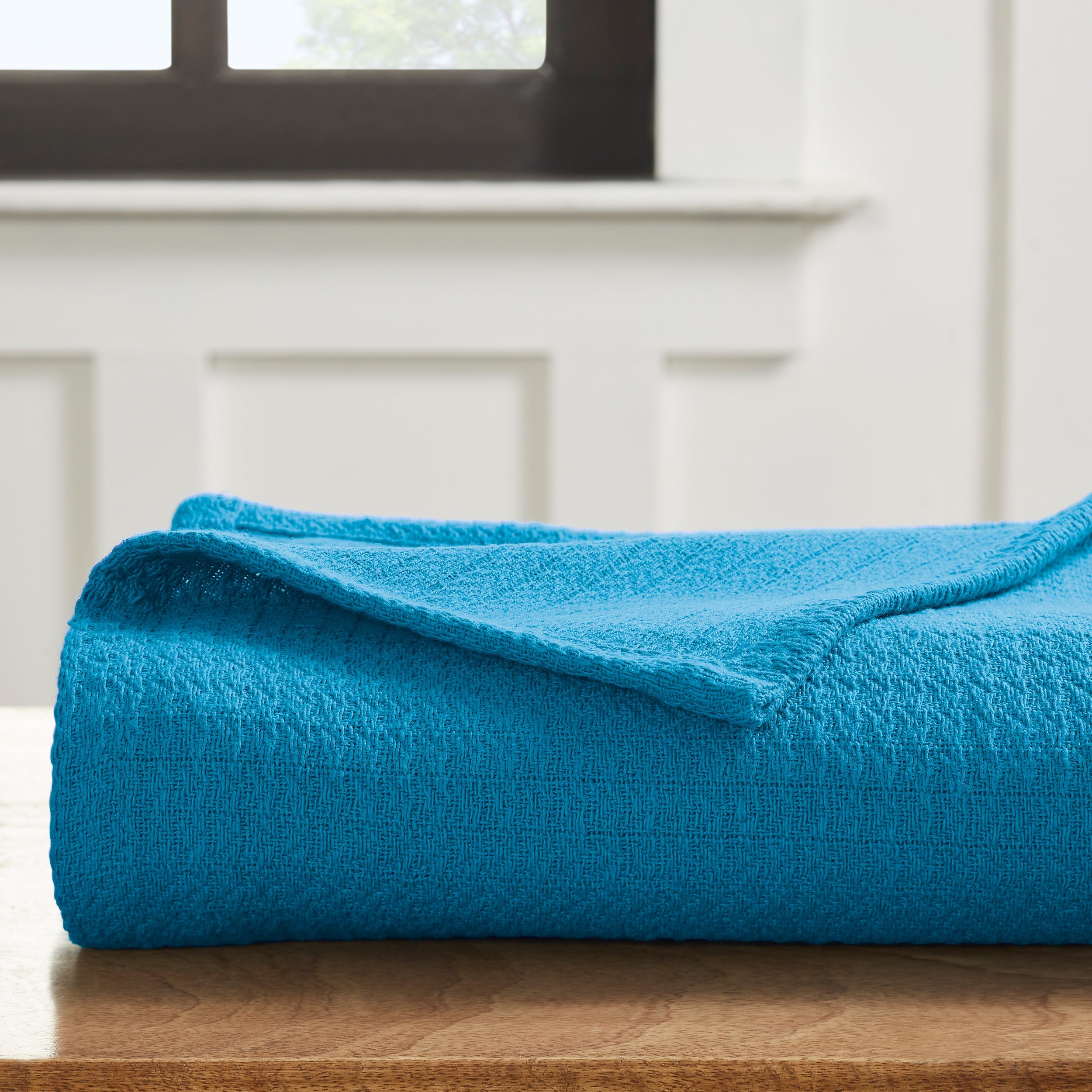 Premium Textured Cotton Waffle Weave Blanket - Soft & Breathable Throw for Bed, Sofa & Couch - Cozy Home Decor Gift for All Seasons