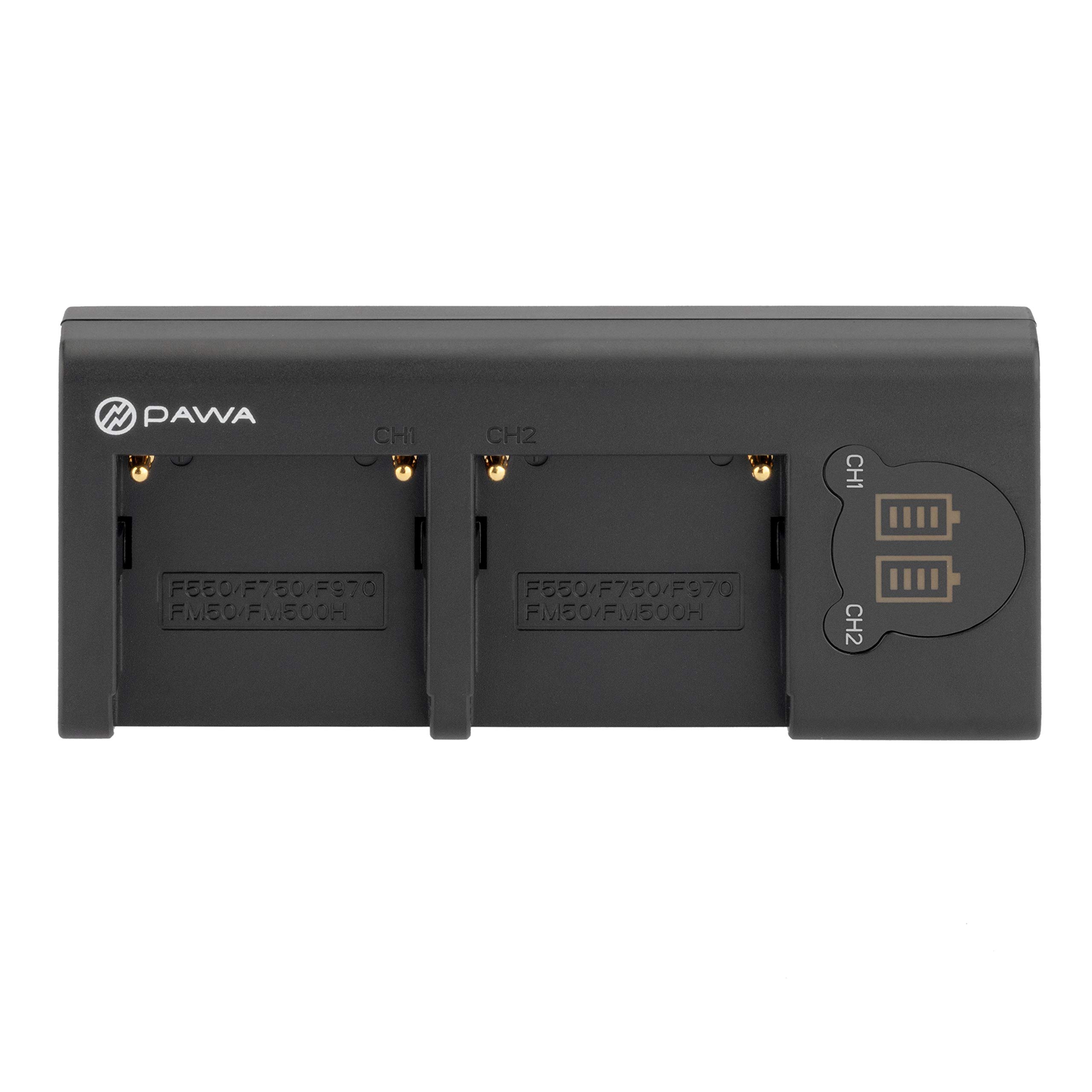 Pawa Slim Dual USB Charger for Sony NP-FZ100 L-Series Camera Batteries - Fast Charging for Sony A7 III, A7R III, A9 Mirrorless Cameras (Perfect for Travel & Professional Photography)