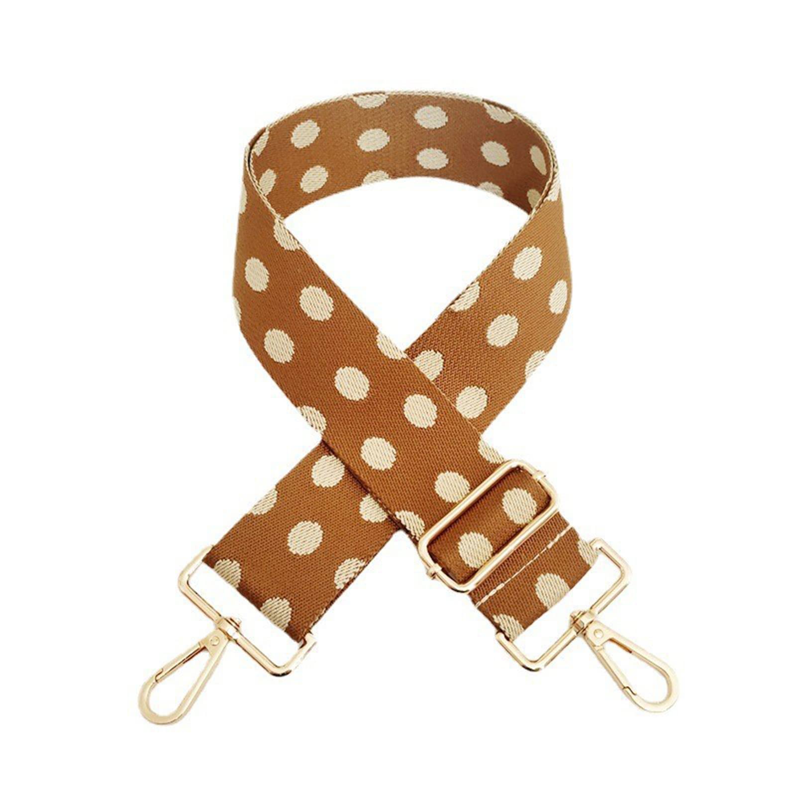 Polka Dot Adjustable Crossbody Bag Strap Replacement - Wide Handbag Purse Extender for Women | Perfect for Everyday Use, Travel & Shopping