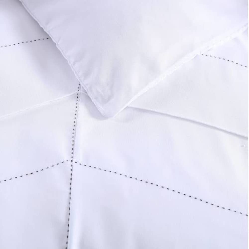 City Scene Courtney Comforter Set King Size White - Luxury Bedding for Master Bedroom & Guest Room Decor