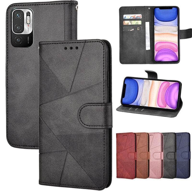 Premium Leather Wallet Case for Samsung Galaxy S22 Plus - Slim Flip Cover with Card Slots & RFID Protection | Perfect for Business, Travel & Everyday Use