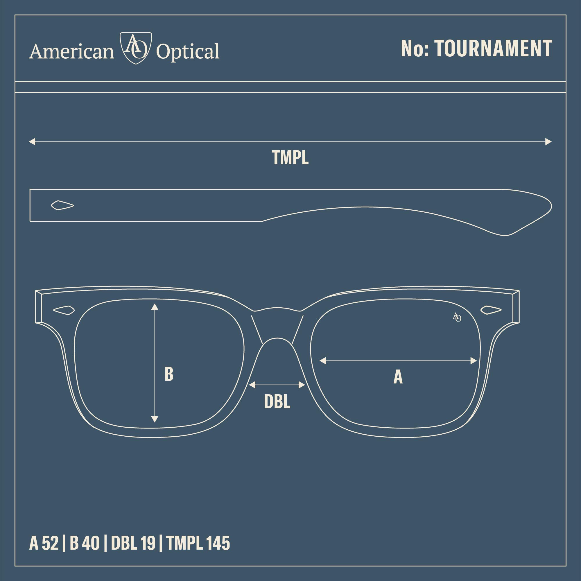 AO Tournament Sunglasses - Polarized AOLite Nylon Lenses for Golf, Fishing & Outdoor Sports - UV Protection & Anti-Glare Performance Shades