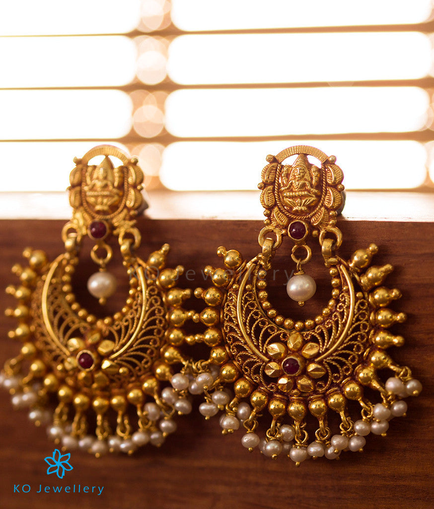 The Asmita Silver Chand Bali Earrings - Traditional Indian Jewelry for Women, Handmade Sterling Silver Ethnic Earrings for Parties, Weddings & Festivals