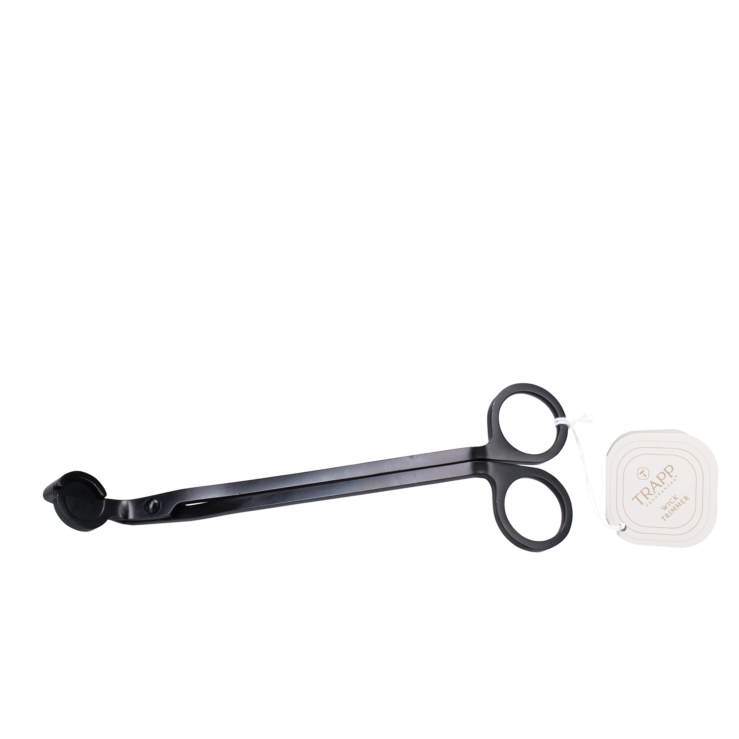 Premium Black Candle Wick Trimmer - Stainless Steel Scissors for Wax Candles - Perfect for Home Decor, Aromatherapy & Relaxation - Ideal for Soy, Beeswax & Paraffin Candles