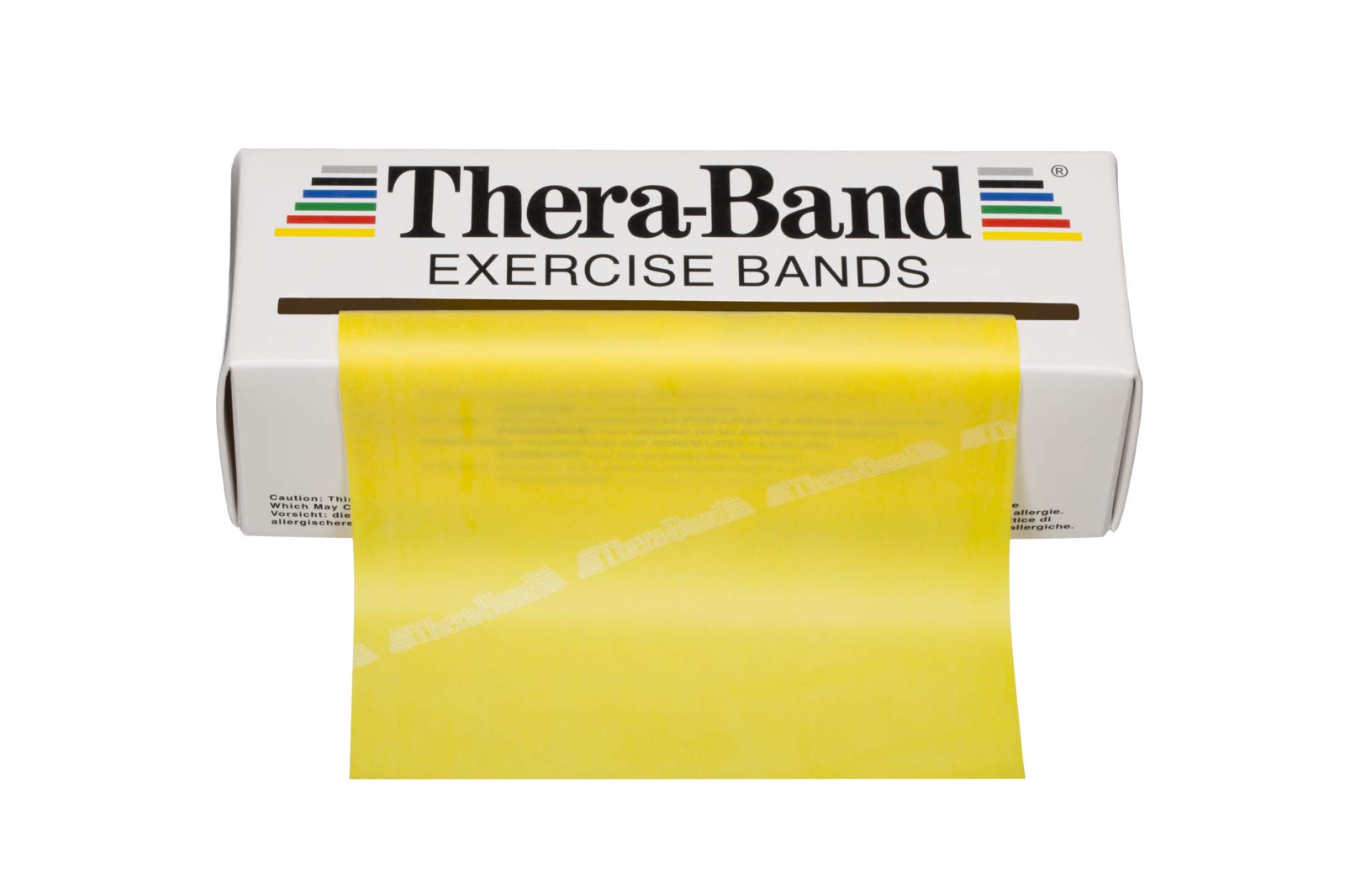 THERABAND Resistance Bands - 6 Yard Roll Professional Latex Elastic Fitness Bands for Strength Training, Physical Therapy & Home Workouts | Upper & Lower Body, Core Exercises, Pilates, Yoga, Stretching & Rehab | Perfect for Gym, Physical Therapy & Home Fitness Routines