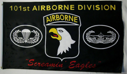 101st Airborne Division 3'x5' Military Flag - Heavy Duty 100D ROUGH TEX® Nylon - Perfect for Outdoor Display, Veterans Events & Patriotic Home Decor