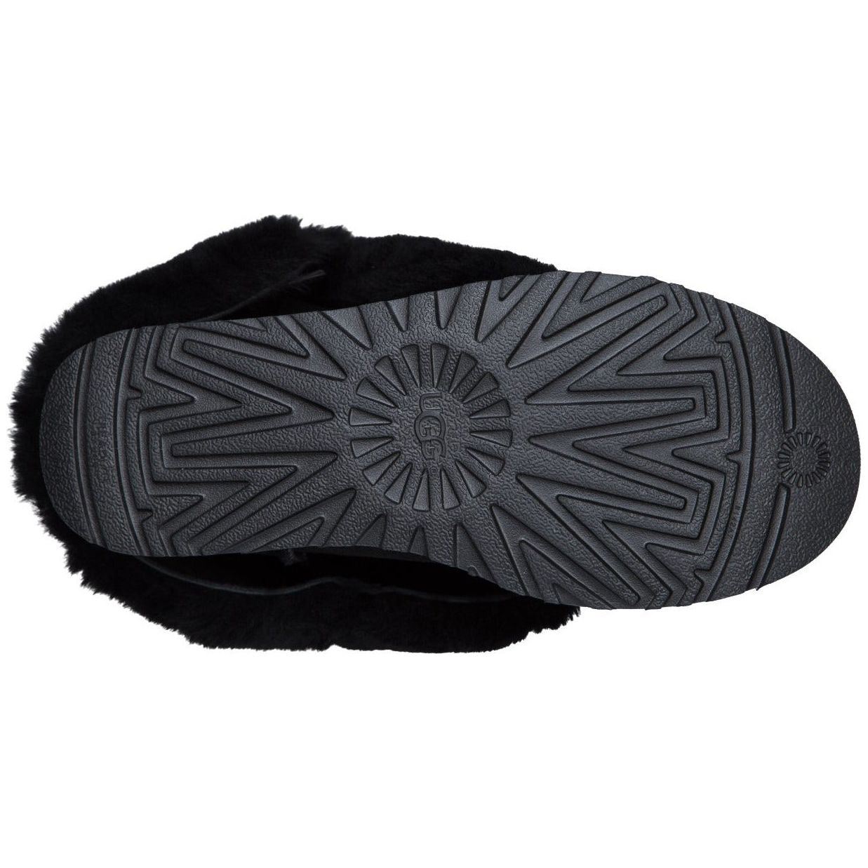 UGG Women's Bailey Button Triplet II Boots - Genuine Sheepskin Winter Boots with Triplet Buttons, Black | Warm & Comfortable for Snow, Cold Weather & Casual Outfits