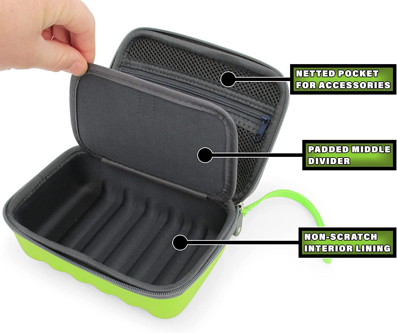 CASEMATIX Protective Travel Case for KidiZoom PrintCam - Durable Storage for Camera, Paper Refills & Charger with Wrist Strap - Perfect for Kids Travel, School & Outdoor Adventures