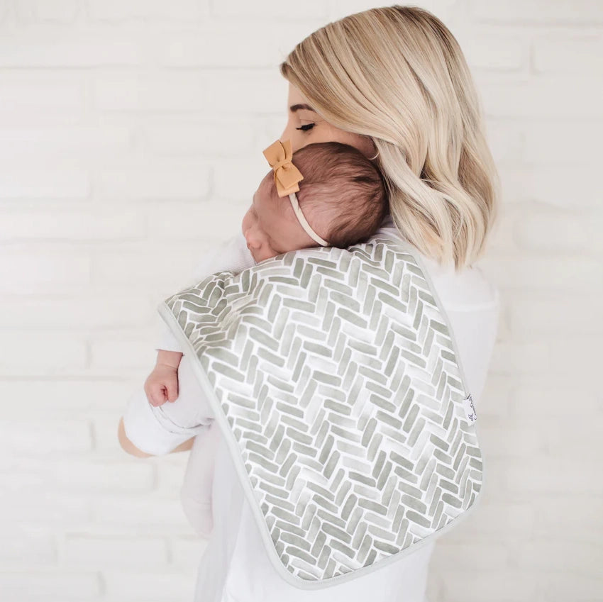 3 Pack Soft Organic Cotton Burp Cloths for Babies - Ultra Absorbent & Gentle on Skin - Perfect for Feeding, Spit-Up & Messy Moments