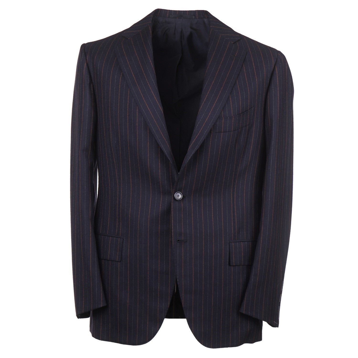 Cesare Attolini Slim Fit Flannel Wool Suit for Men - Premium Italian Tailored Business Suit | Perfect for Weddings, Office Meetings & Formal Events