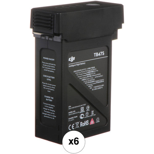 DJI Matrice 600 Intelligent Flight Battery TB47S (6-Pack) - High-Capacity LiPo Battery for Professional Drones - Perfect for Aerial Photography, Mapping & Industrial Inspections