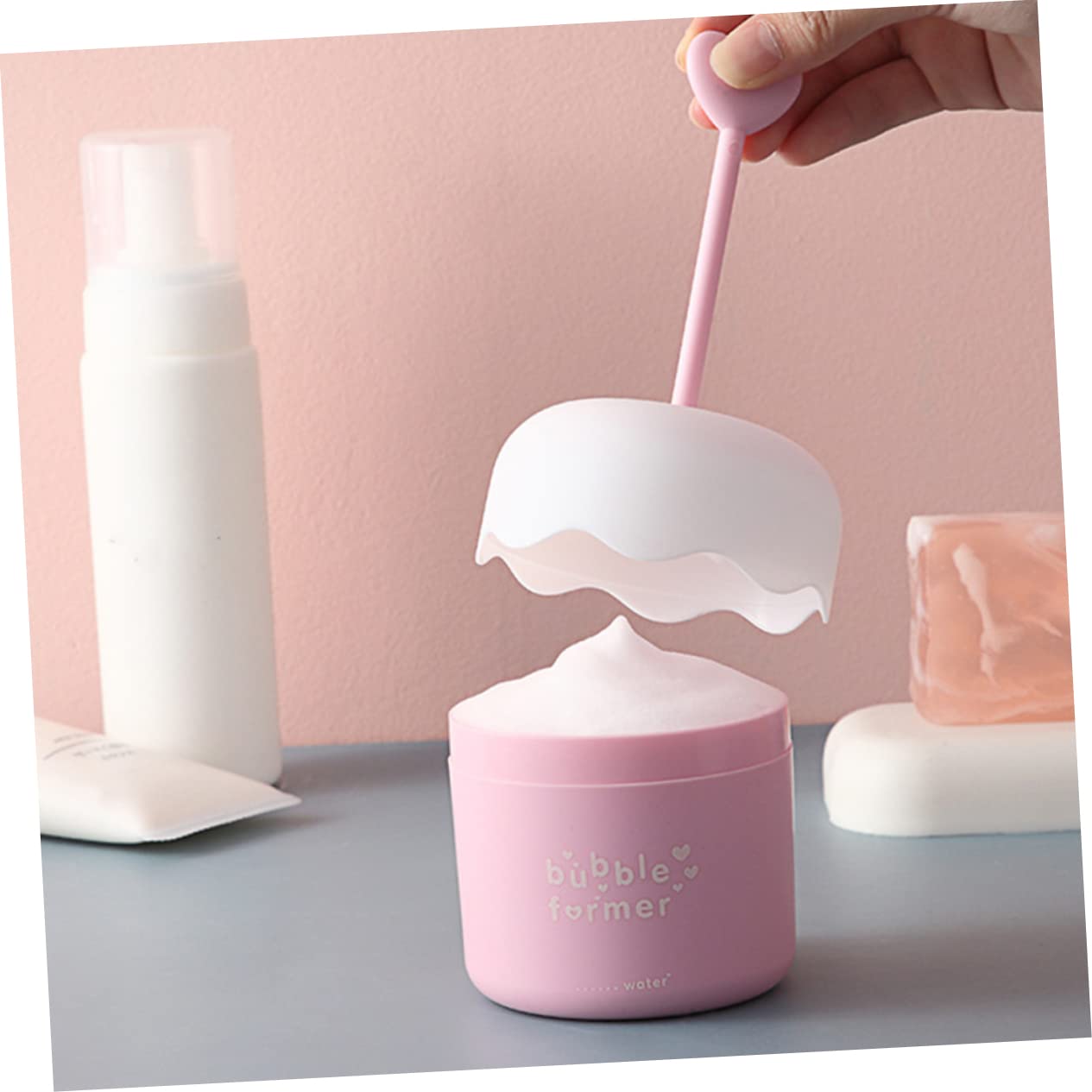FOMIYES 2-Pack Foam Maker for Skincare & Shampoo - Portable Facial Foamer, Bubble Machine for Face Wash & Body Wash | Perfect for Travel, Spa & Daily Beauty Routine