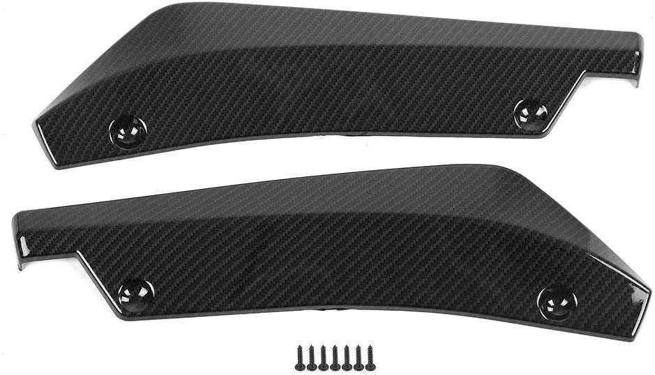 Universal V2 Style Rear Bumper Lip Splitters Guard - 2PCS Set for Car Body Styling & Protection - Perfect for Sports Cars, Tuner Vehicles & Automotive Enthusiasts