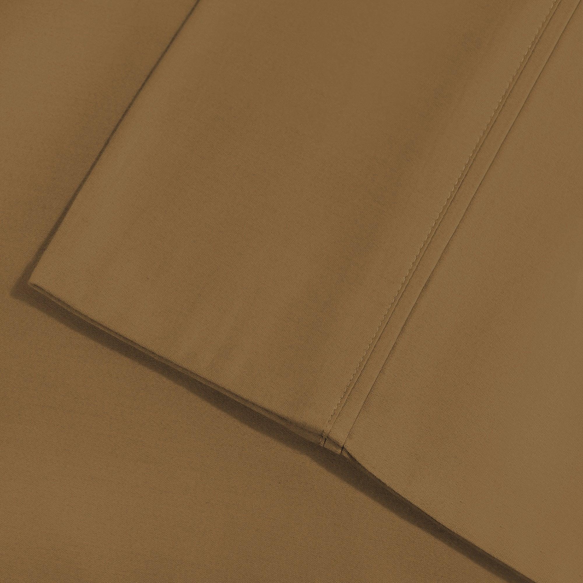 600 Thread Count Cotton Blend Solid Deep Pocket Sheet Set - Ultra Soft & Breathable Bed Sheets for Queen & King Size Beds - Perfect for Luxury Bedroom & Hotel Use
