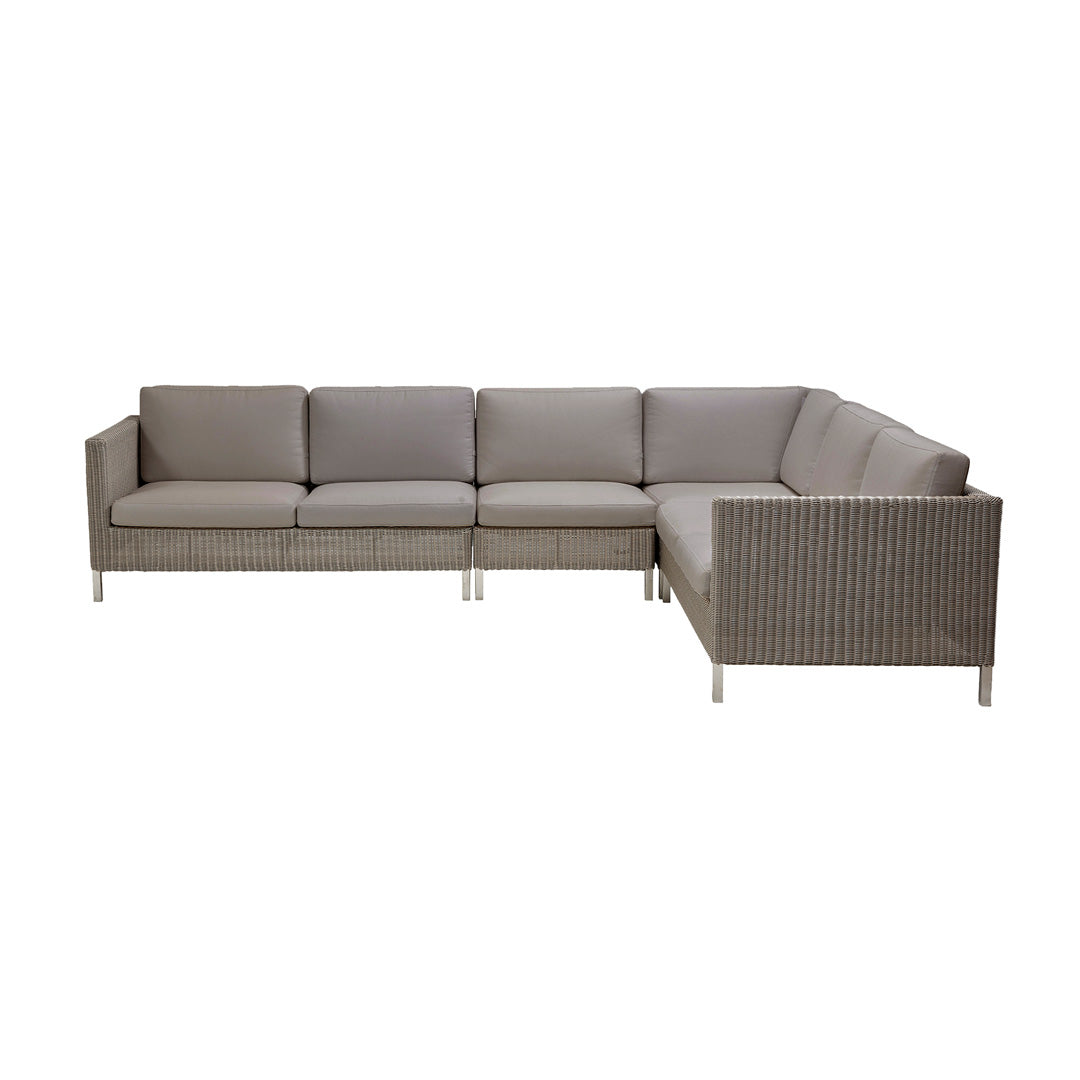 Pre-Configured Modular Sofa Set - Easy Connect 2-Piece Sectional Couch for Living Room, Lounge & Family Room