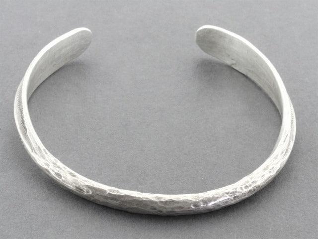 Feather & Hammered Cuff Bracelet - 925 Sterling Silver Jewelry for Women - Perfect for Parties, Weddings & Everyday Wear