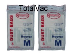 Hoover Type M Vacuum Bags - 6 Pack for Home Cleaning