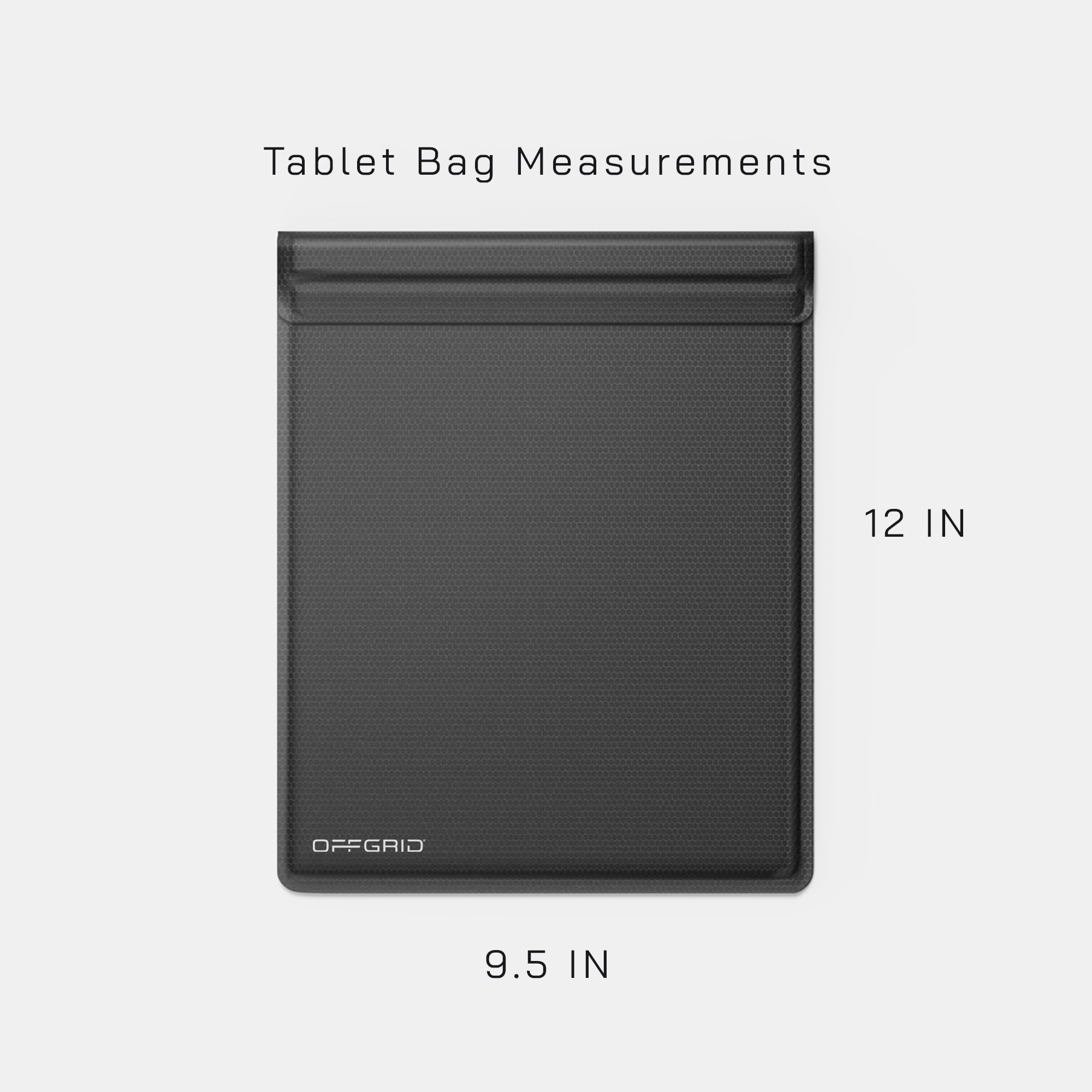 Premium EMP Proof Faraday Bags for Signal Blocking & Data Security - Anti-Tracking, Anti-Spying Device Shielding - OFFGRID Faraday Cage Pouch (Black) - Ideal for Travel, Privacy Protection & Emergency Preparedness