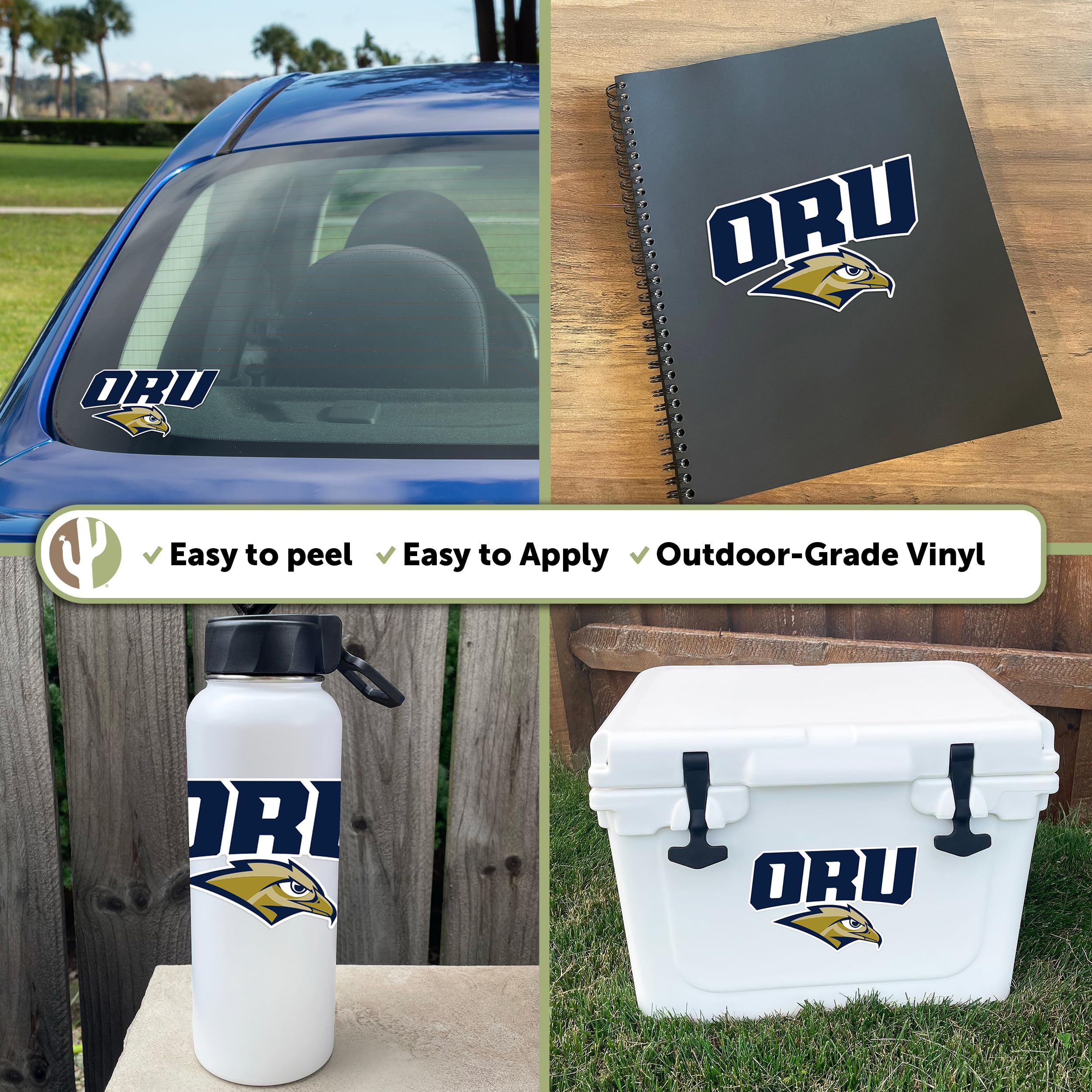 Oral Roberts University Vinyl Decal Sticker - Durable Laptop, Water Bottle & Car Decoration for School Pride (00019) | Perfect for College Students, Alumni & Fans