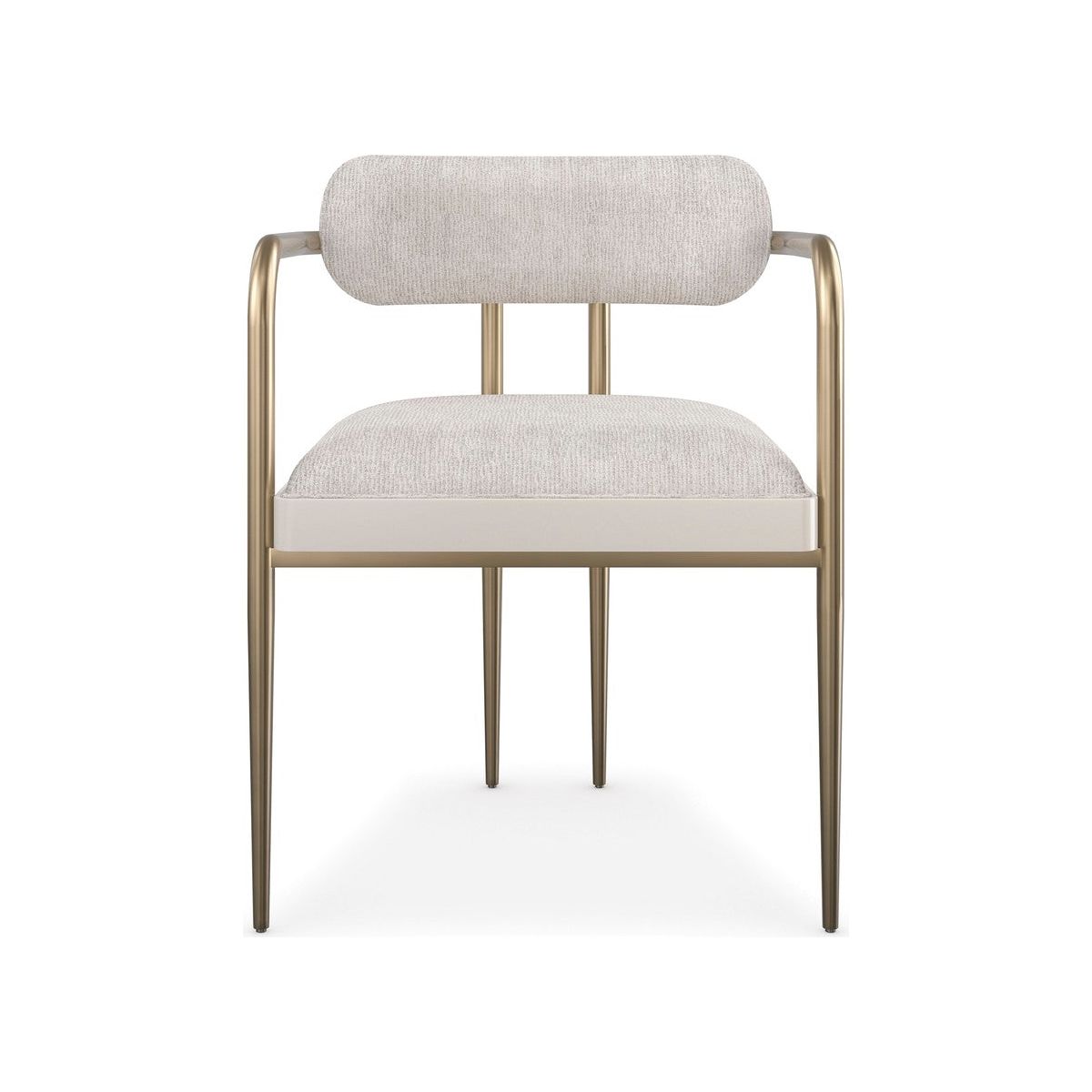 Elegant Bronze & White Accent Dining Chair - Perfect for Modern Kitchens, Dining Rooms & Home Decor