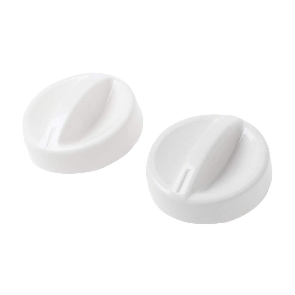 BUIDI 2-Pack Universal Microwave Oven Plastic Coil Knob Replacement - Timer Control Switch for Whirlpool, GE, Samsung & More - Perfect for DIY Repair & Home Appliance Maintenance