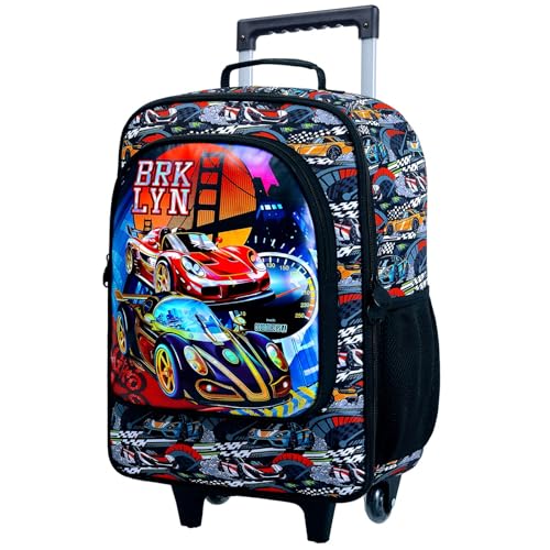 UV Printing Suspension Bridge Red Racing Luggage