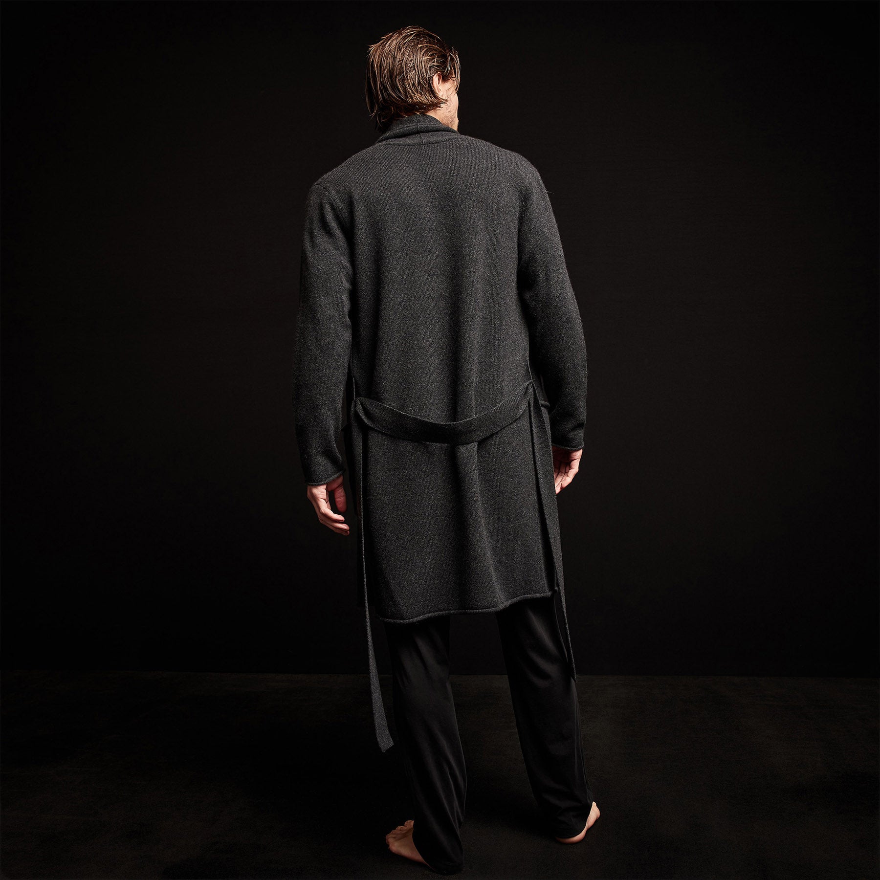 Eco-Friendly Recycled Cashmere Robe - Soft & Luxurious Women's Loungewear - Perfect for Spa Days, Relaxing at Home & Cozy Evenings